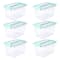 6 Pack: 6.2qt. Storage Bin with Lid by Simply Tidy™